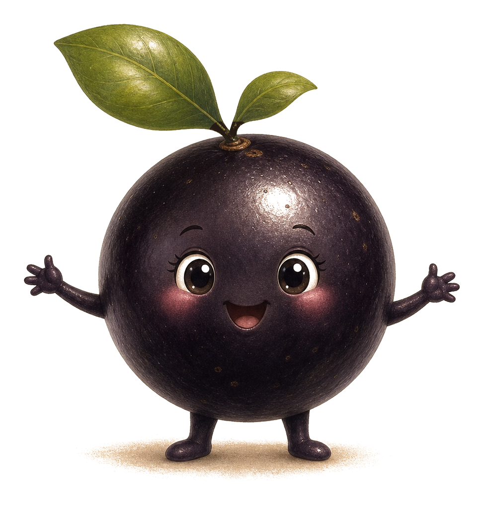 Juju, a Jabuticaba, apresentando a proposta da Casateliê