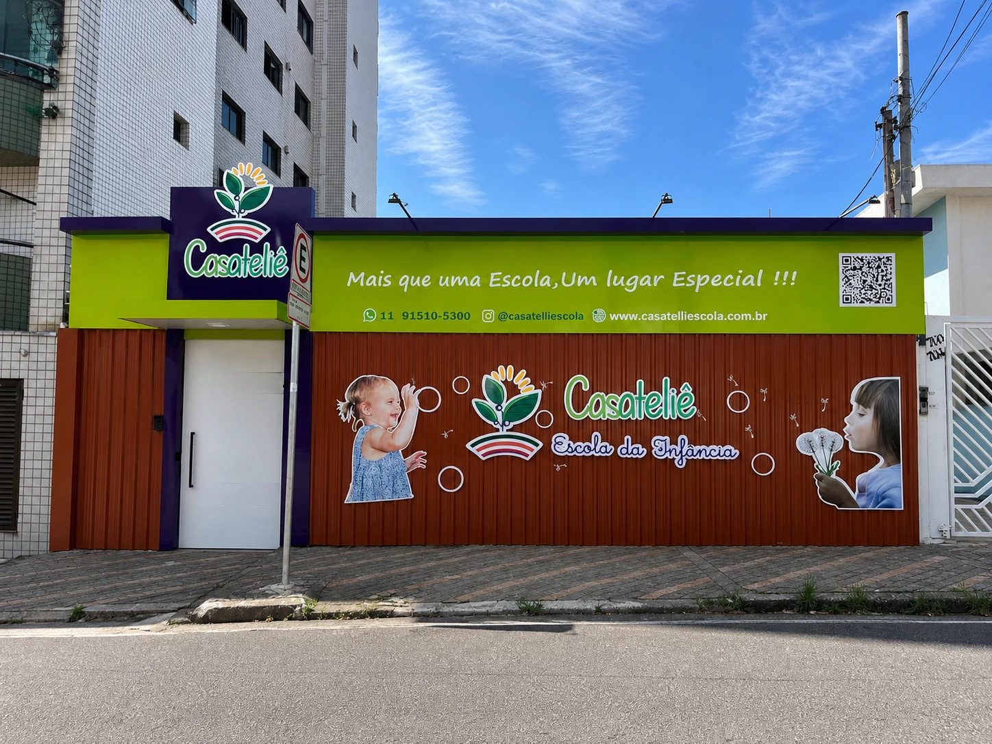 Fachada da unidade Parque Anchieta
